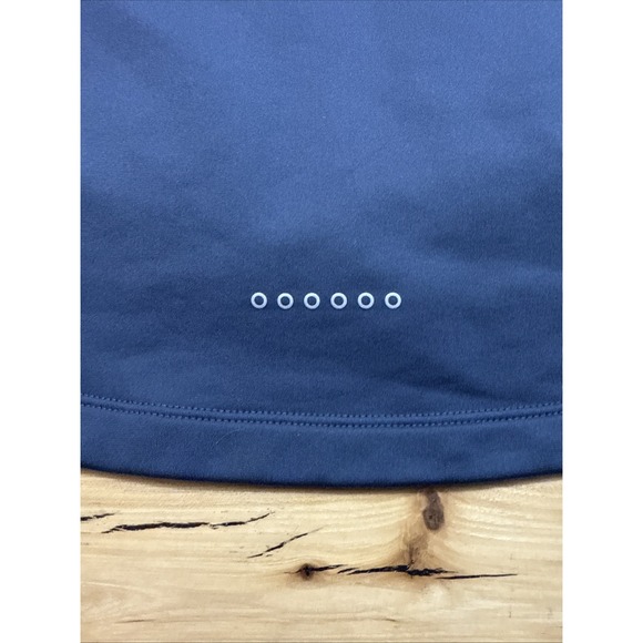 Nike Running Full Zip Quilted Vest Womens Small Blue Outdoor Sport Therma Fit - Picture 4 of 5